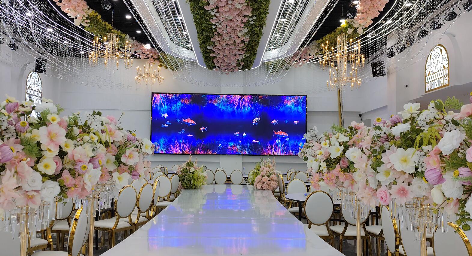 <strong>Installation site of an LED display project in Huangshan, Anhui</strong>